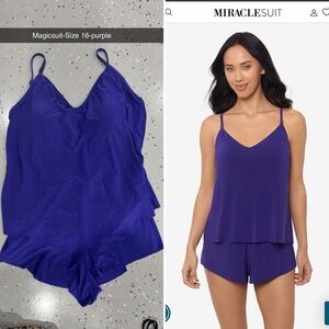 Miraclesuit Women's Purple Swimsuit